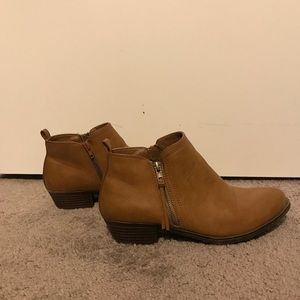 Rampage Cognac Booties